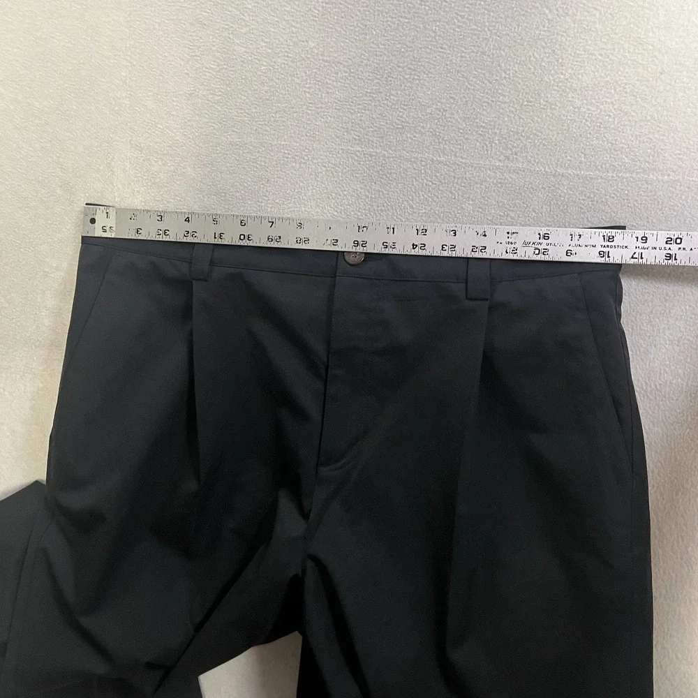 Adidas Golf Chino Pants Men's Size 36x30 Black Climalite Stretch Preppy Golf